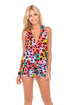 Luli Fama Salty Skin T-Back Mini Dress